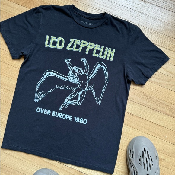 Vintage 1980 Led Zeppelin Graphic Black T
Shirt M - Picture 3 of 5